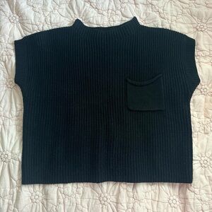 Ugerlou Black Knit Sweater Top